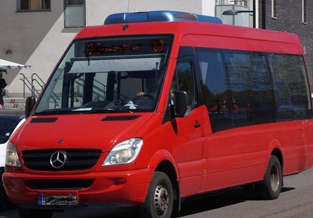 "Vinkbussen" 959 i Upplands Väsby